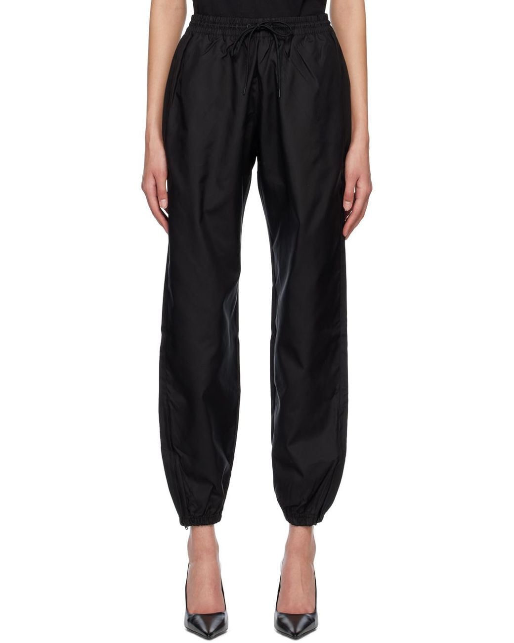 Wardrobe NYC Black Elastic Drawstring Sweatpants