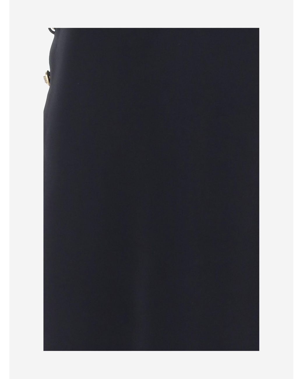 Versace Black Stretch Cady Mini Dress