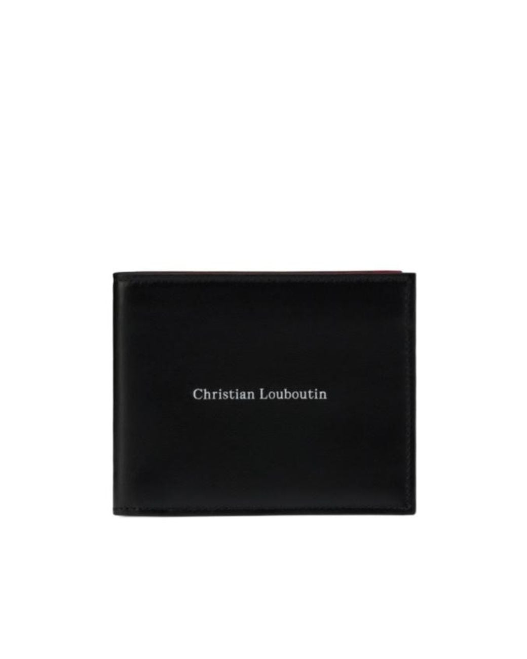Christian Louboutin Black Logo Printed Bi-Fold Wallet for men