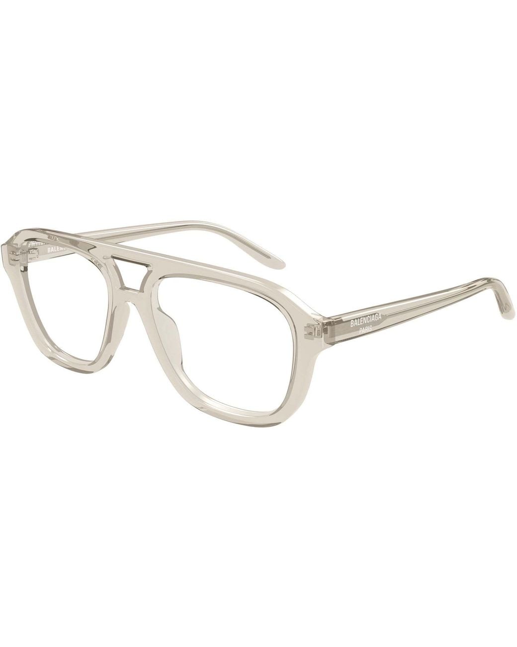 Balenciaga Black Aviator Eyeglasses for men