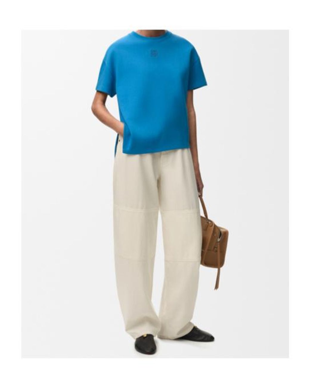 Loewe Blue Asymmetric T-Shirt