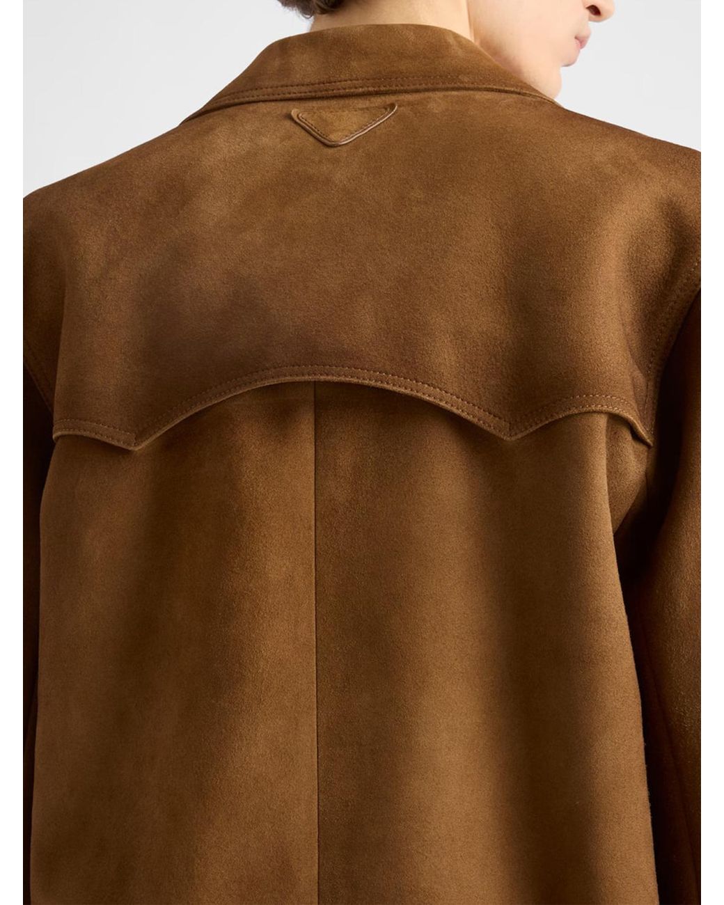 Prada Brown Leather Jacket for men