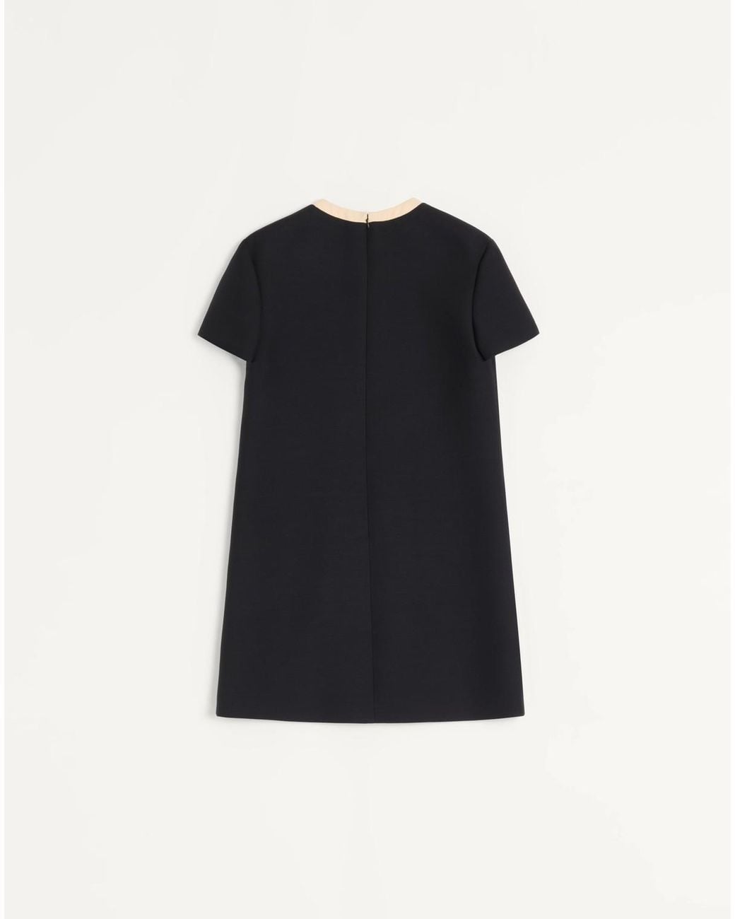 Valentino Black Crepe Couture Short Dress