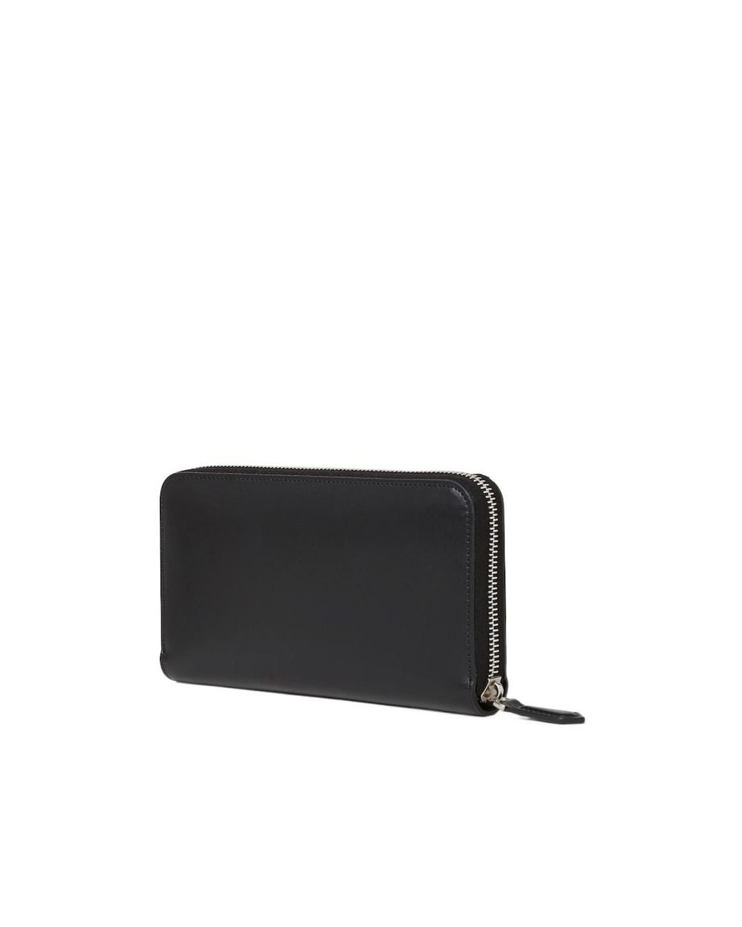 Fendi Black Ff Squared Zip-Around Wallet for men
