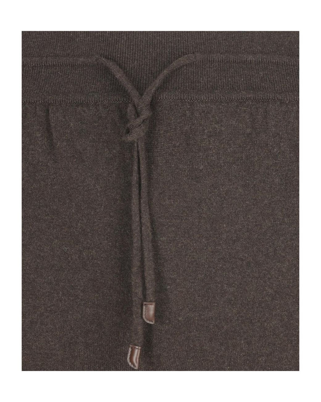 Loro Piana Black Merano Trousers for men