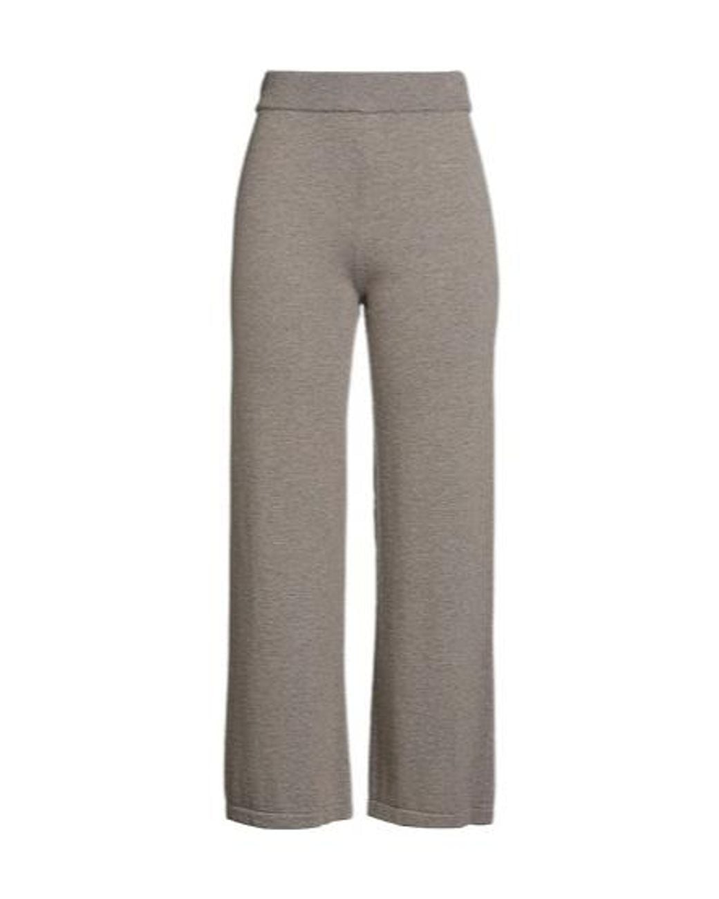 Weekend by Maxmara Gray Loose Knitted Pants