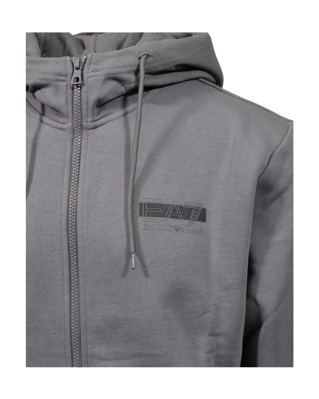 EA7 Gray Logo Tracksuit for men