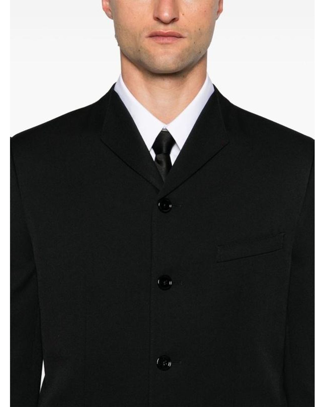 Céline Black Wing Collar Jacket for men