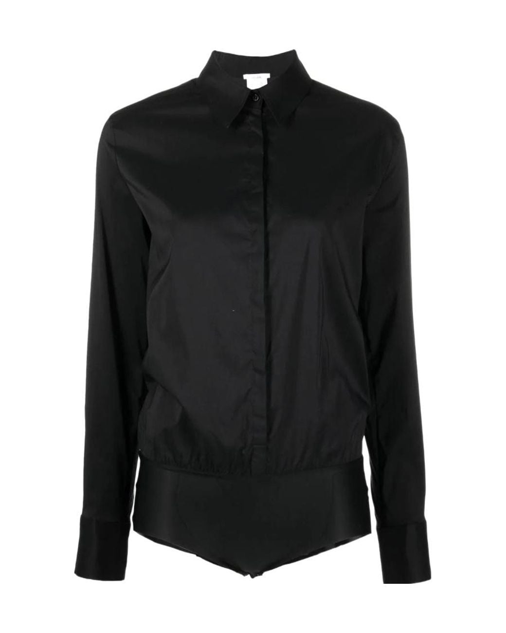 Wolford Black London Shirt-Style Body