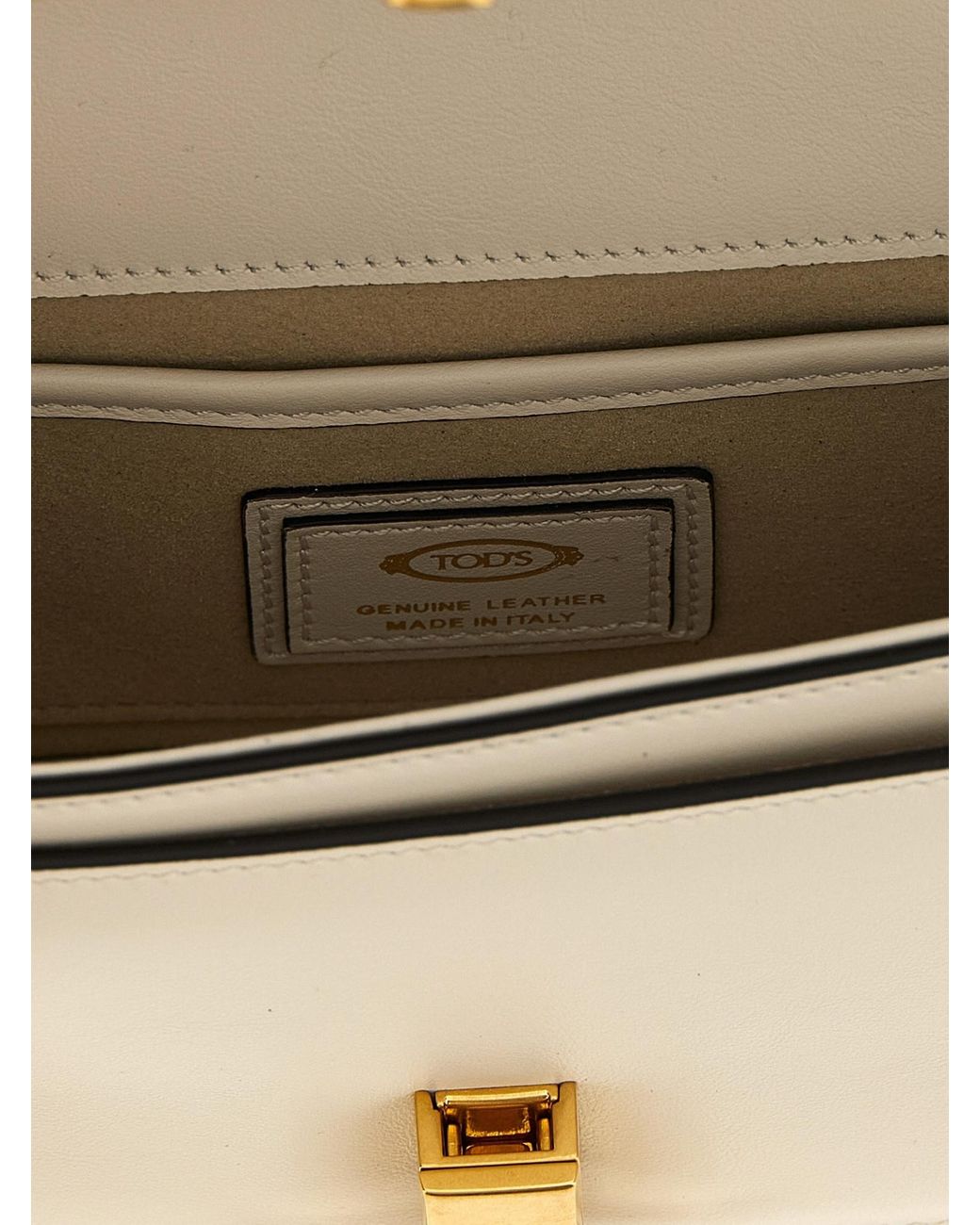 Tod's Natural Micro T Timeless Crossbody Bag