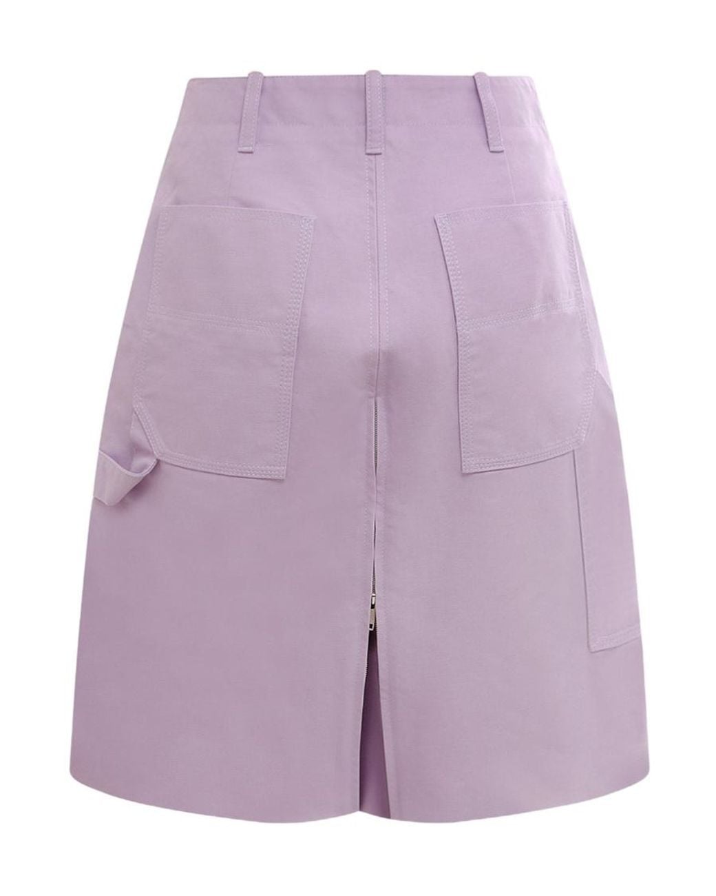 Ambush Purple Front Zip Pant Skirt
