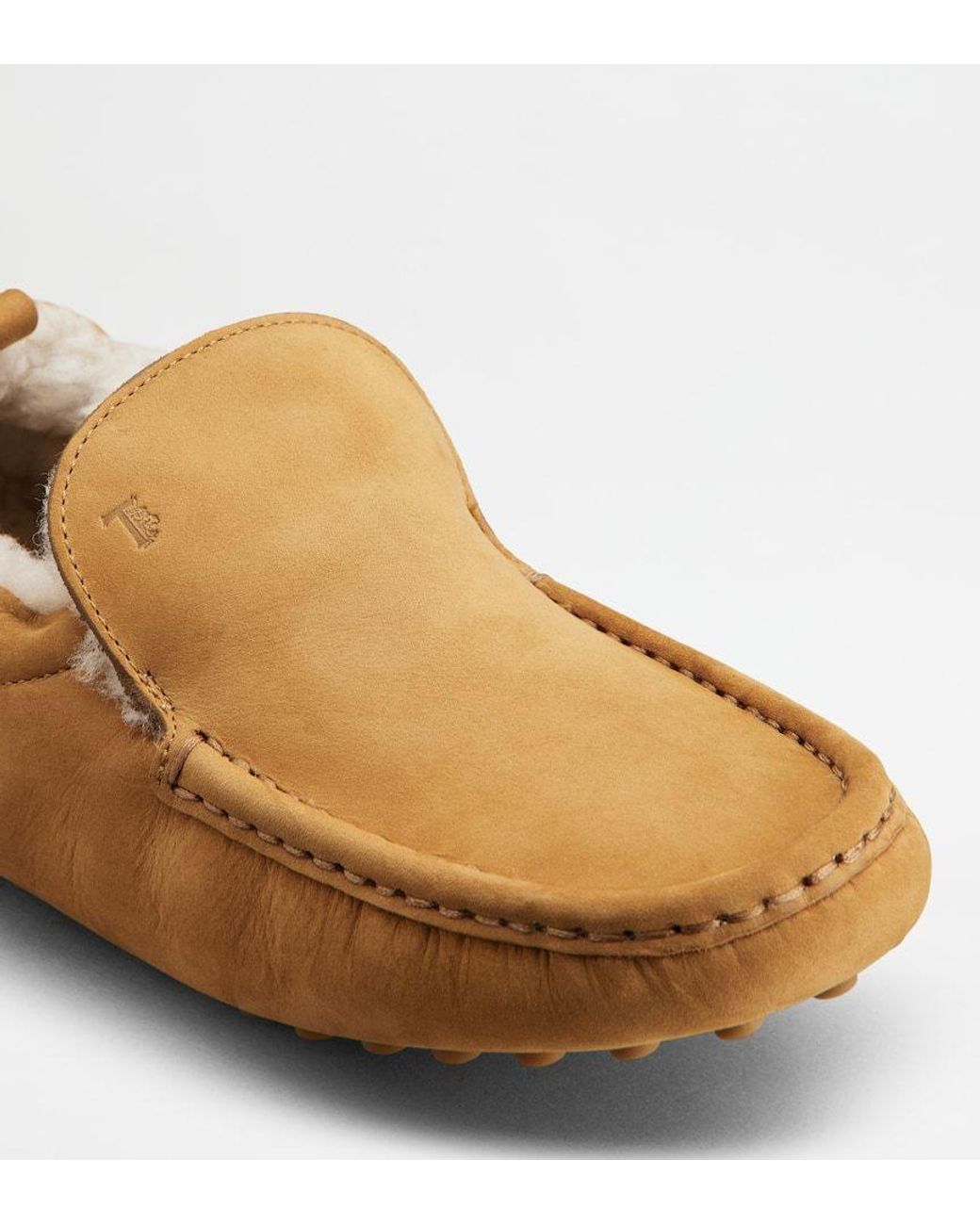 Tod's Brown Glove Gommino Loafers