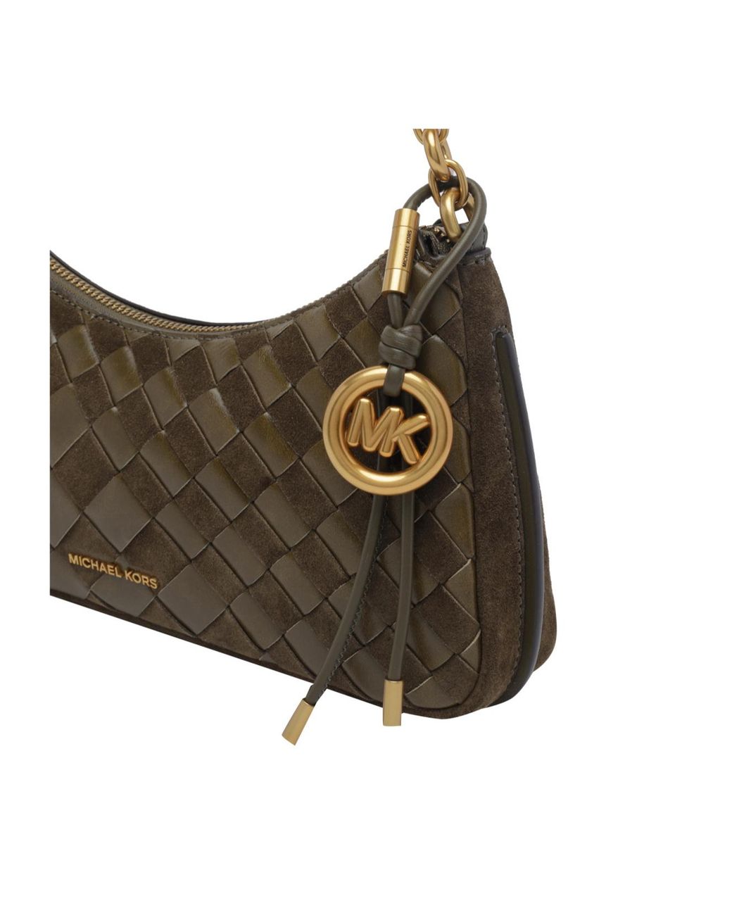 Michael Kors Gray Michael Loden Shoulder Bag