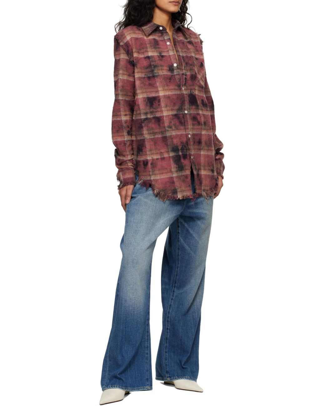 R13 Blue Venti Straight Leg Jeans