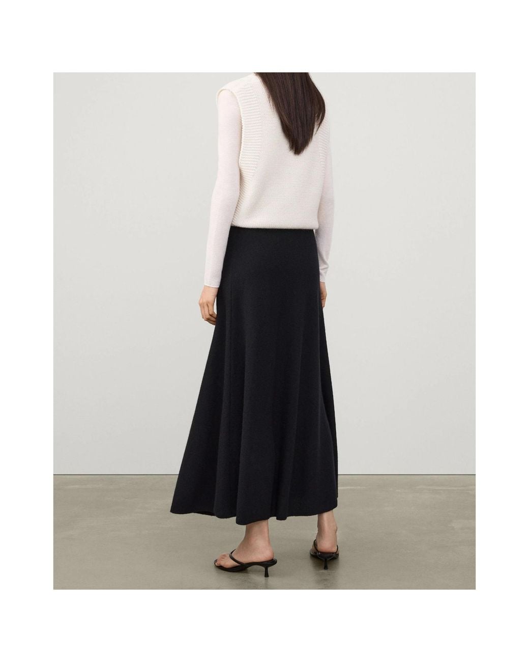 Lisa Yang Black High-Waisted Skirt