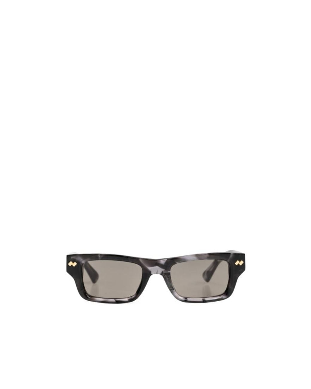 Bottega Veneta Metallic Eyewear Dizzy Square Sunglasses