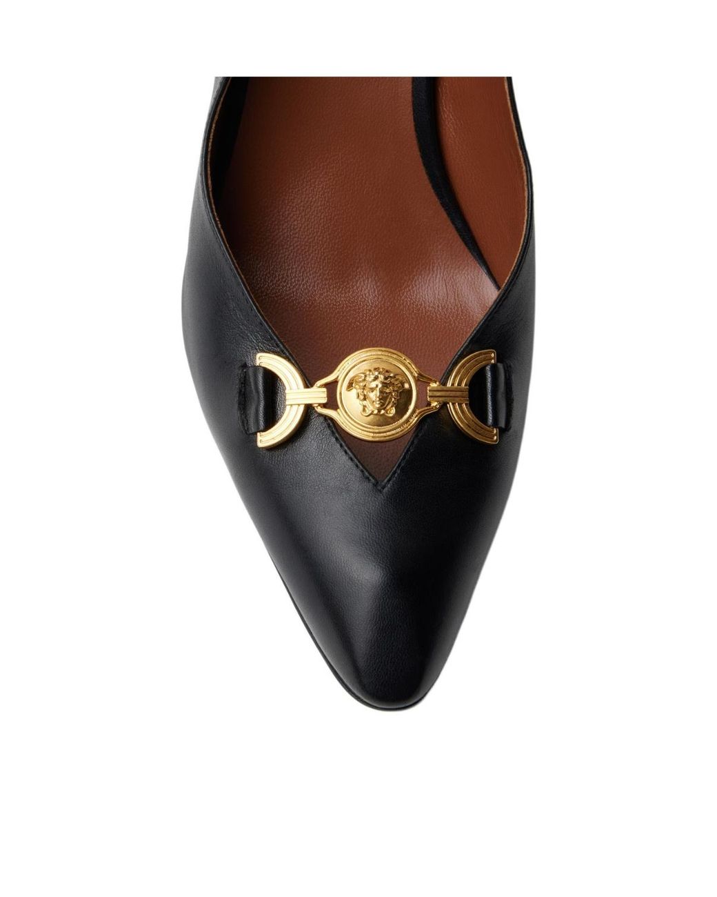 Versace Black Medusa 90Mm Heeled Pumps