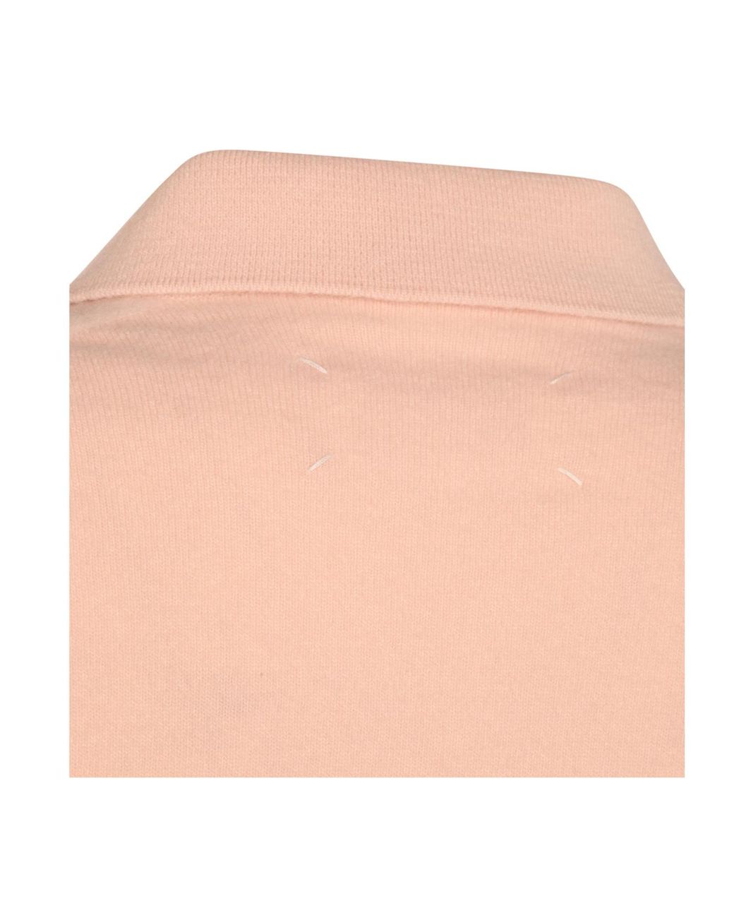 Maison Margiela Pink V-Neck Knitted Jumper
