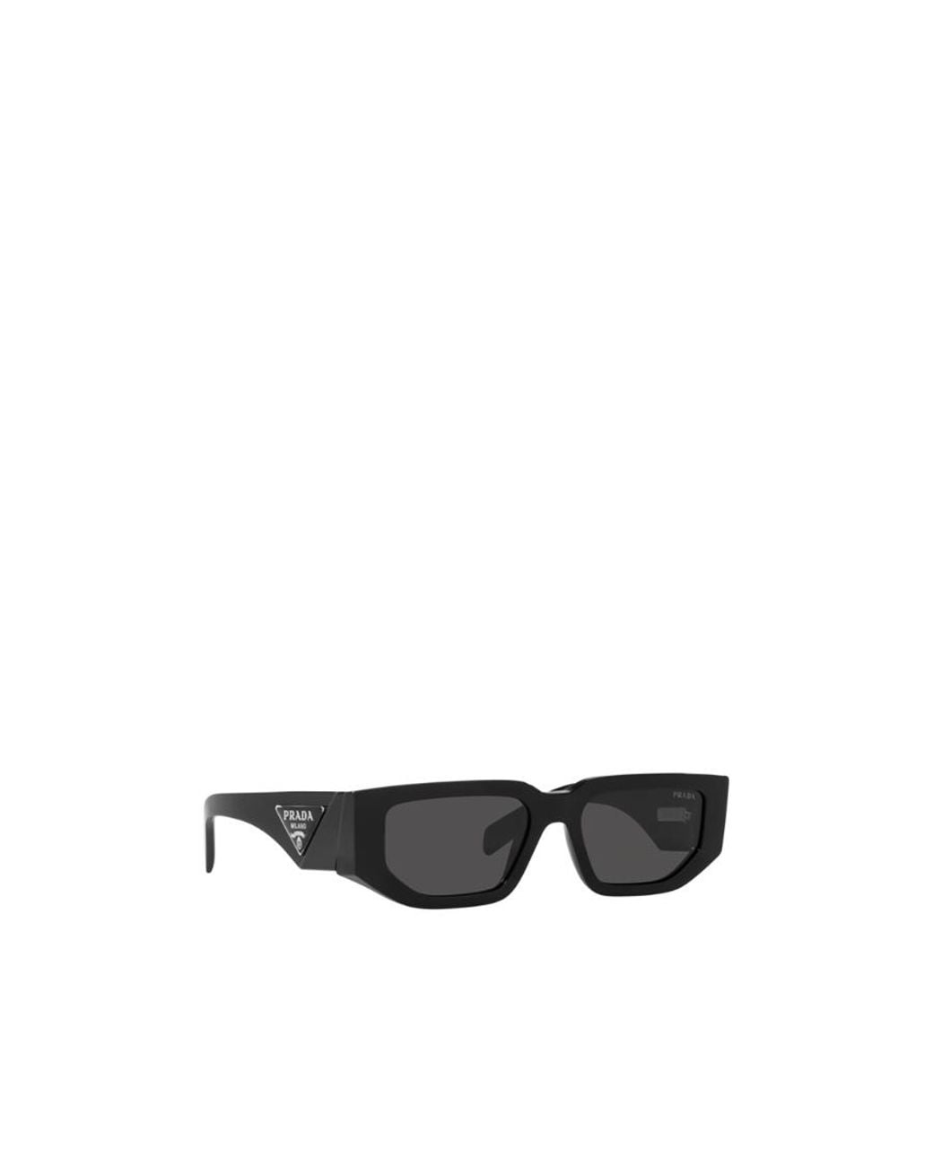 Prada White Eyewear Rectangular-Frame Sunglasses for men