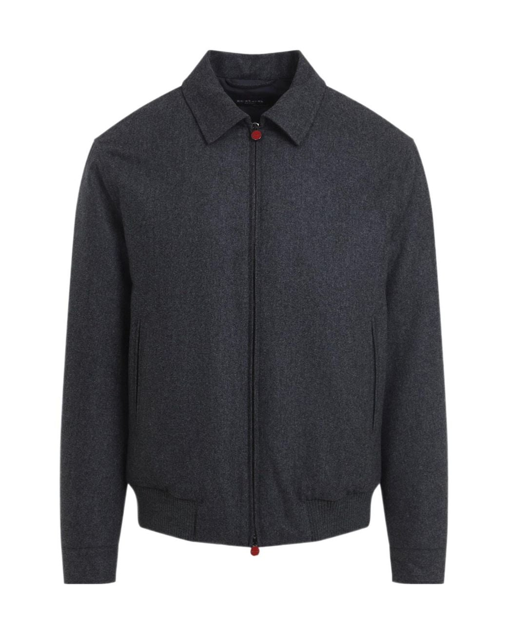 Kiton Blue Bomber Jacket for men