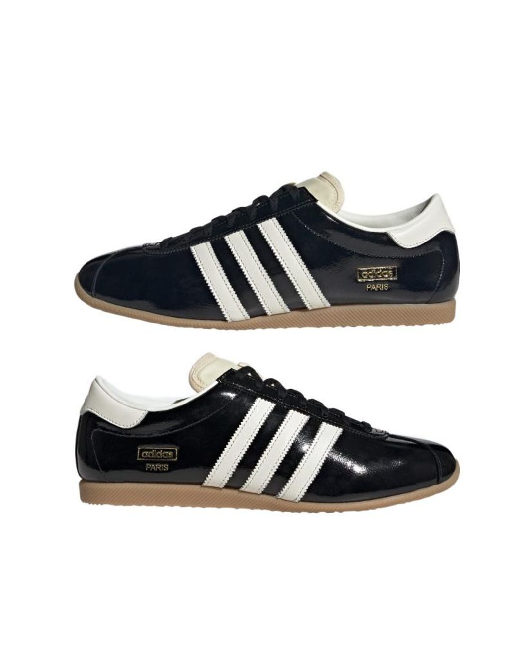 Adidas Black Round-Toe Sneakers for men