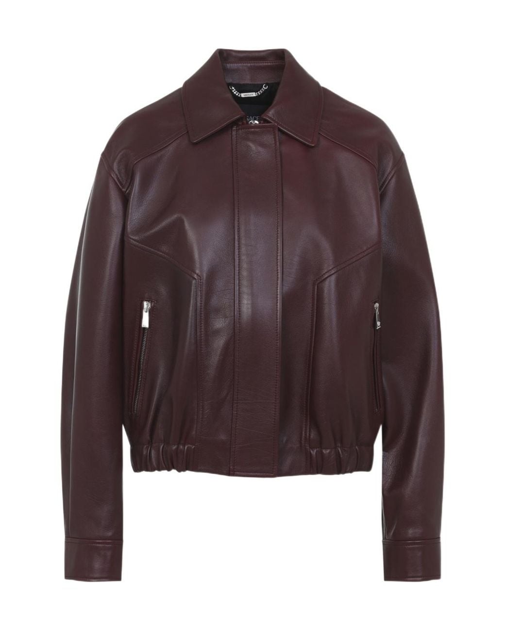 Versace Brown Long-Sleeved Jacket