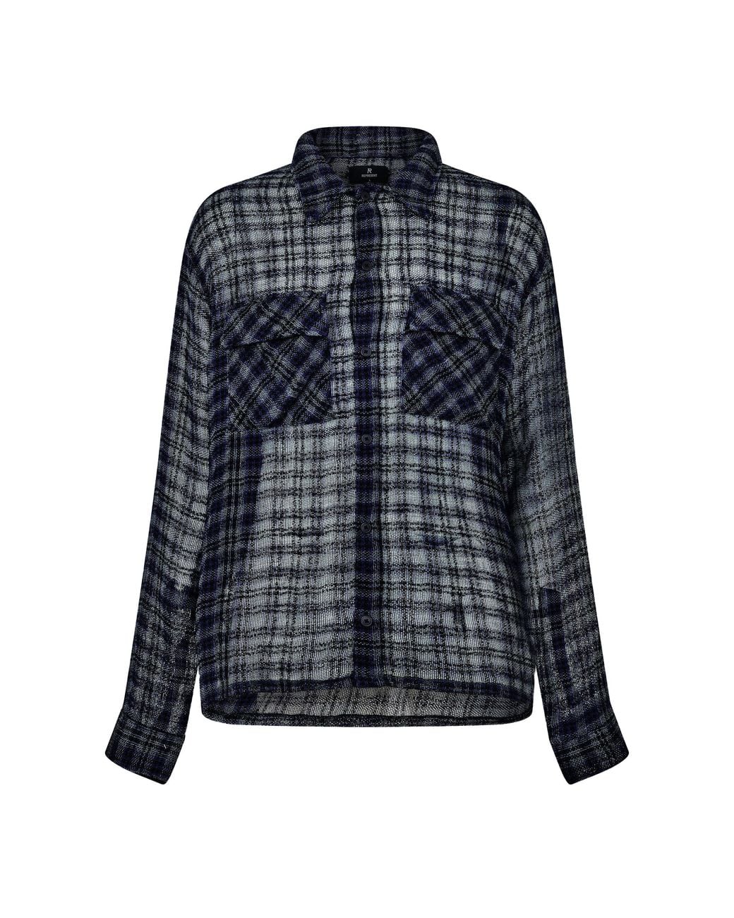 Represent Black Plaid Shirt for men