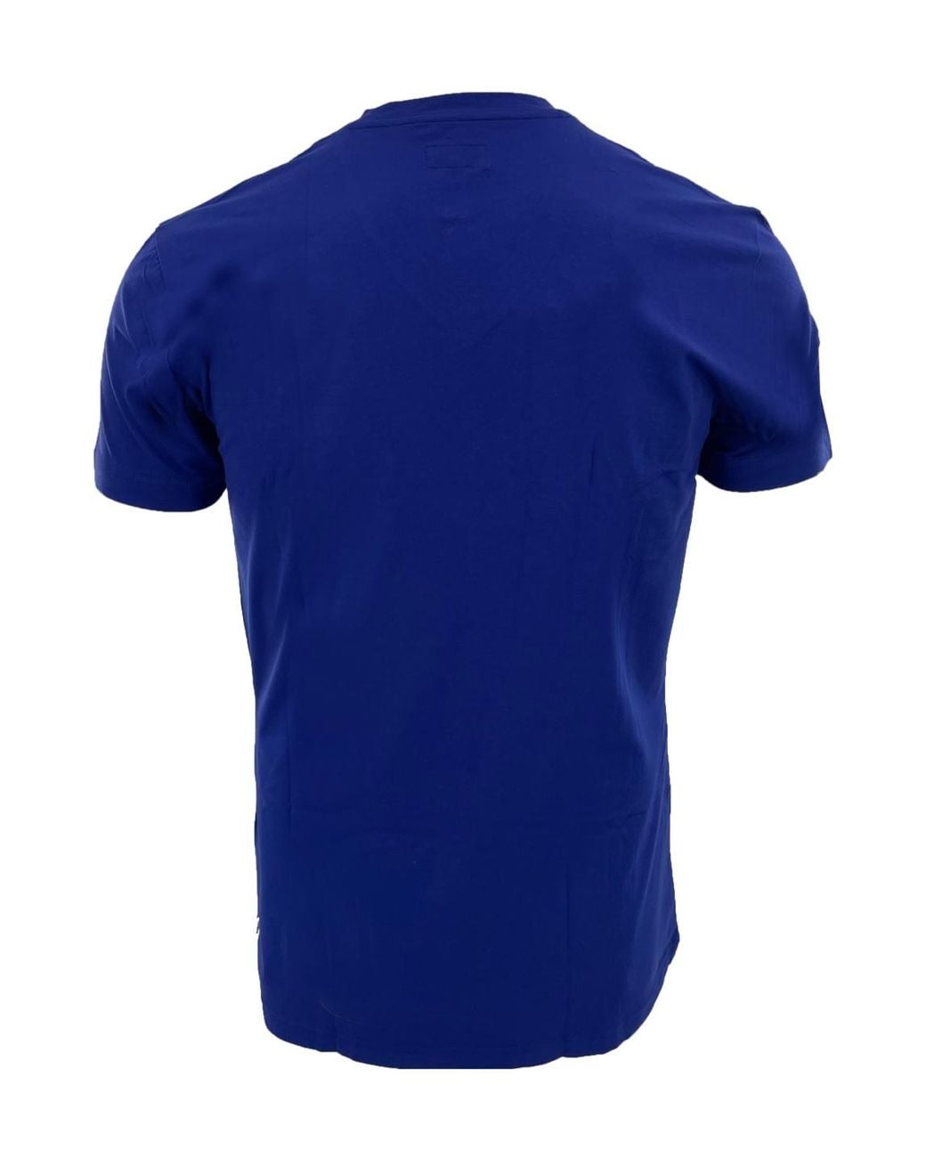 Armani Jeans Blue V-Neck Short-Sleeved T-Shirt for men
