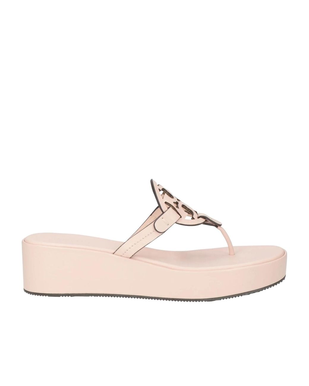 Tory Burch Pink Plain Colour Flip Flops