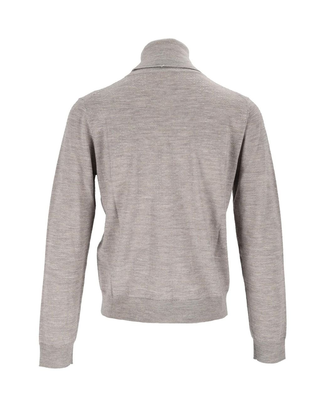 P.A.R.O.S.H. Gray Turtleneck Sweater