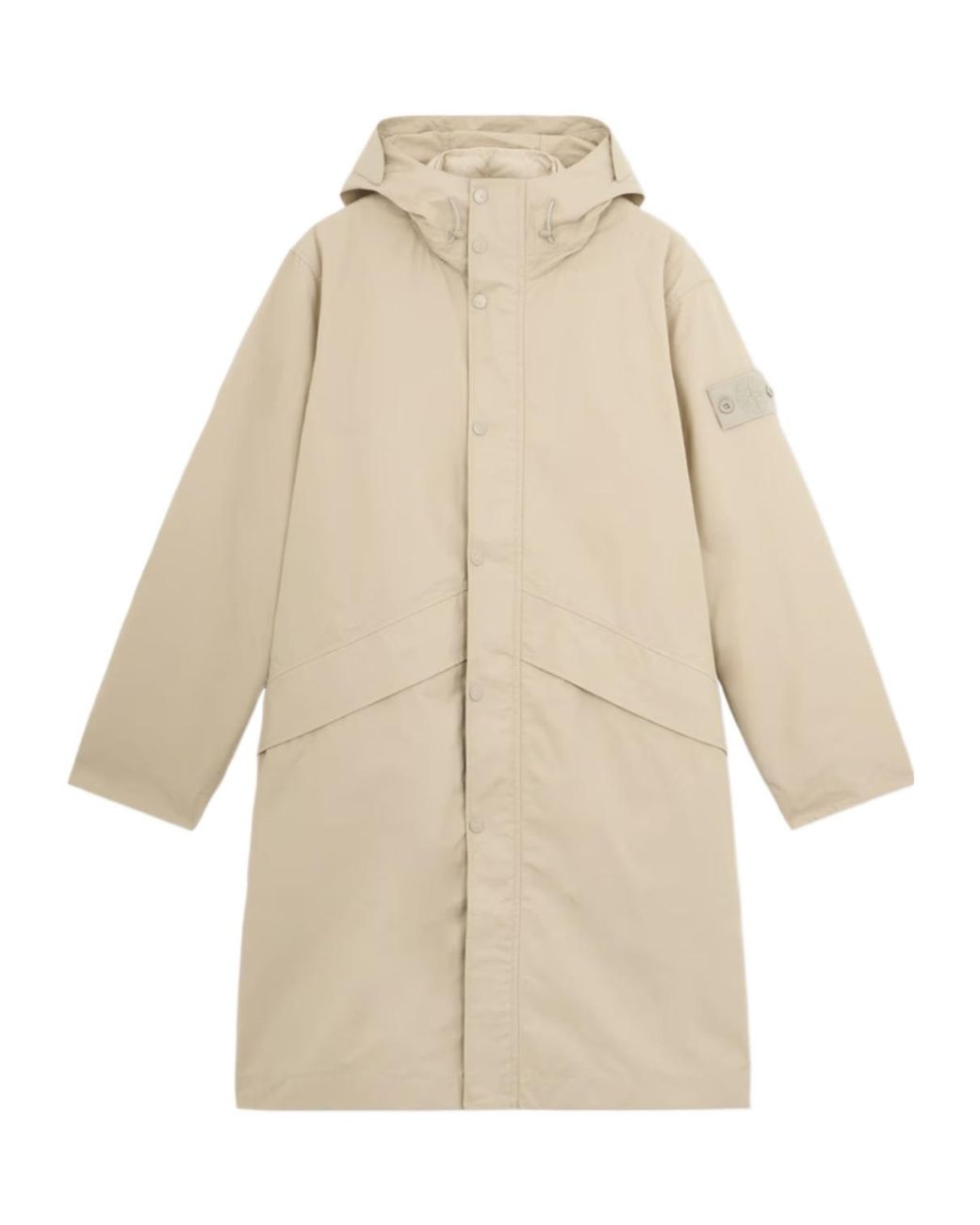 Stone Island Natural Layered Coat for men