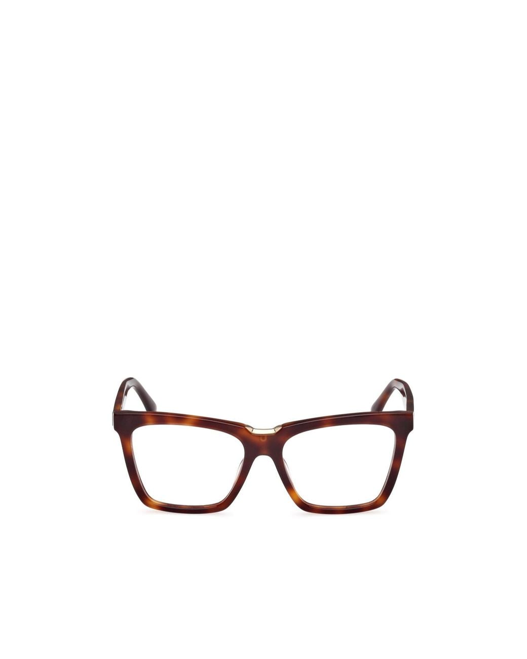 Max Mara White Square Frame Glasses