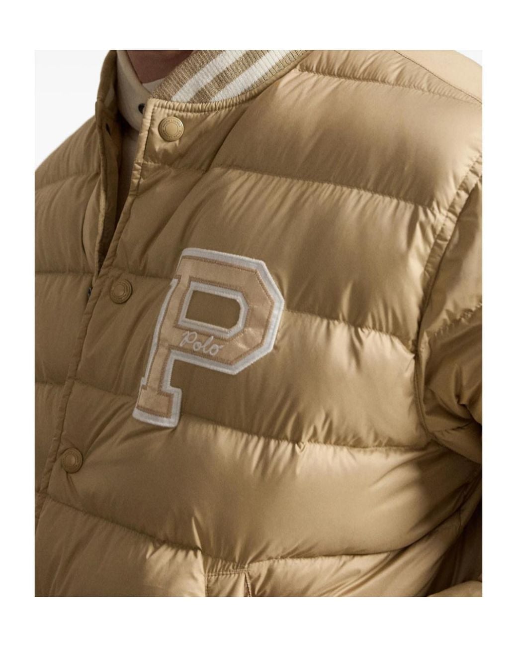Polo Ralph Lauren Natural Cropped Down Jacket for men