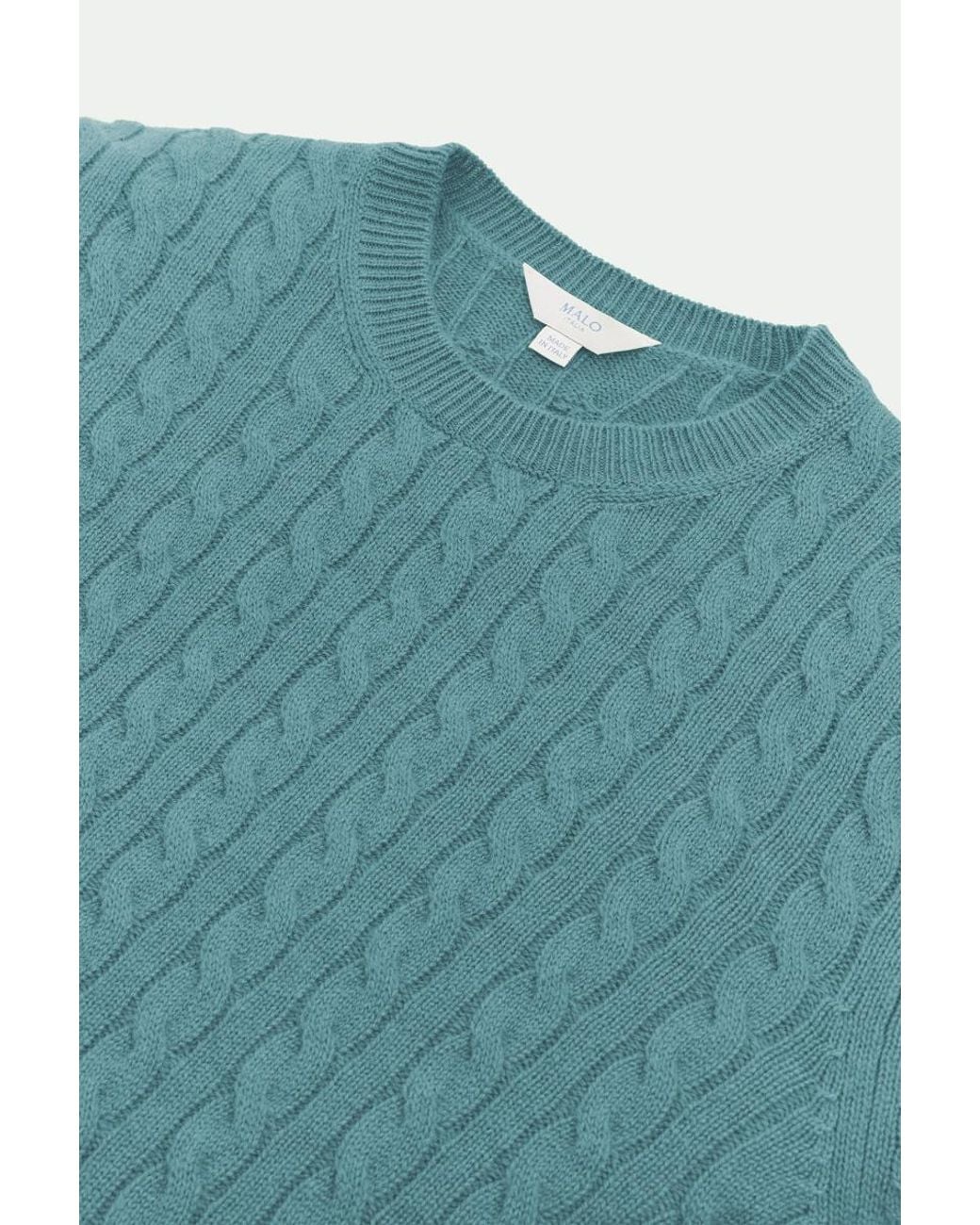 Malo Green Crew Neck for men
