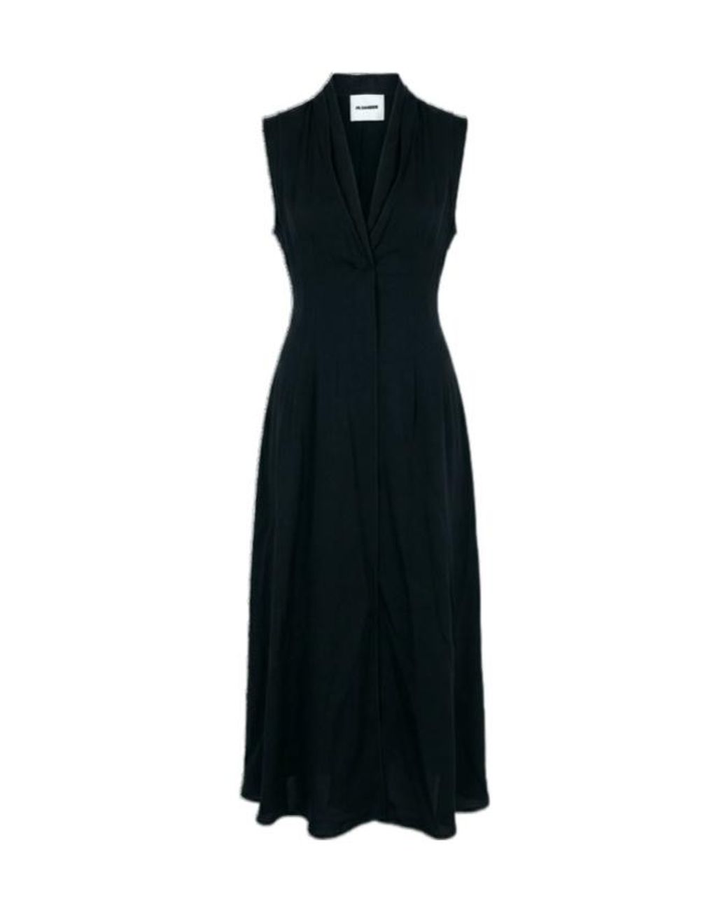 Jil Sander Black Sleeveless Dress