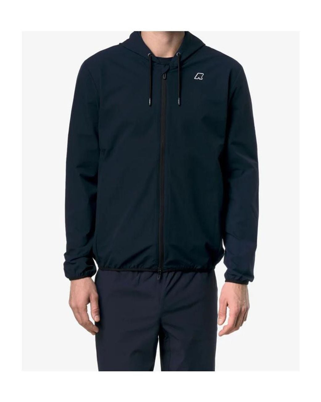 K-Way Blue Journeer Travel Hooded Jacket for men
