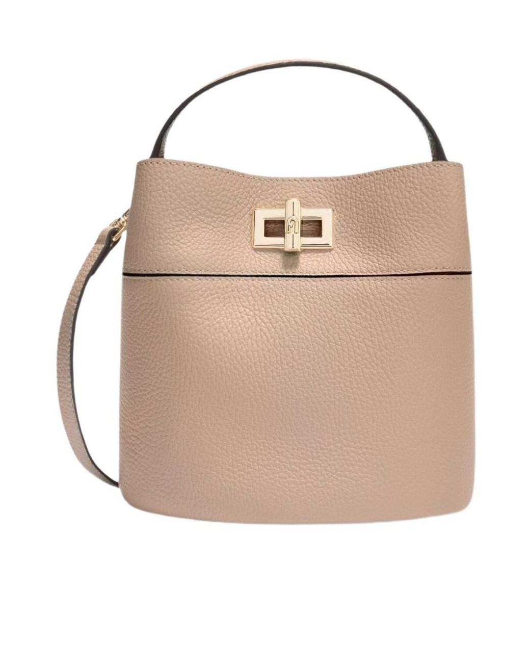 Furla Natural Top-Handle Shoulder Bag