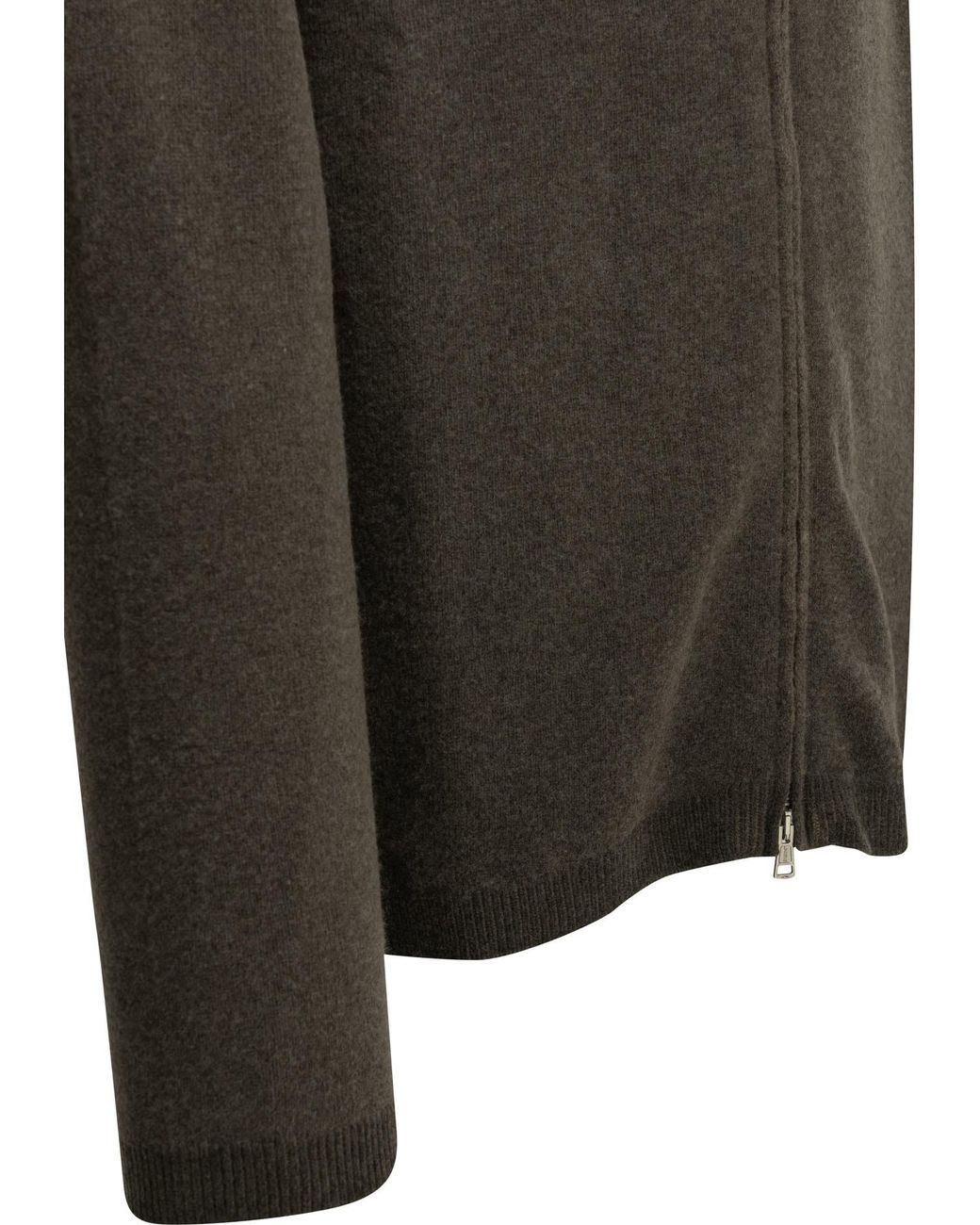 Our Legacy Green High Neck Zip Cardigan for men