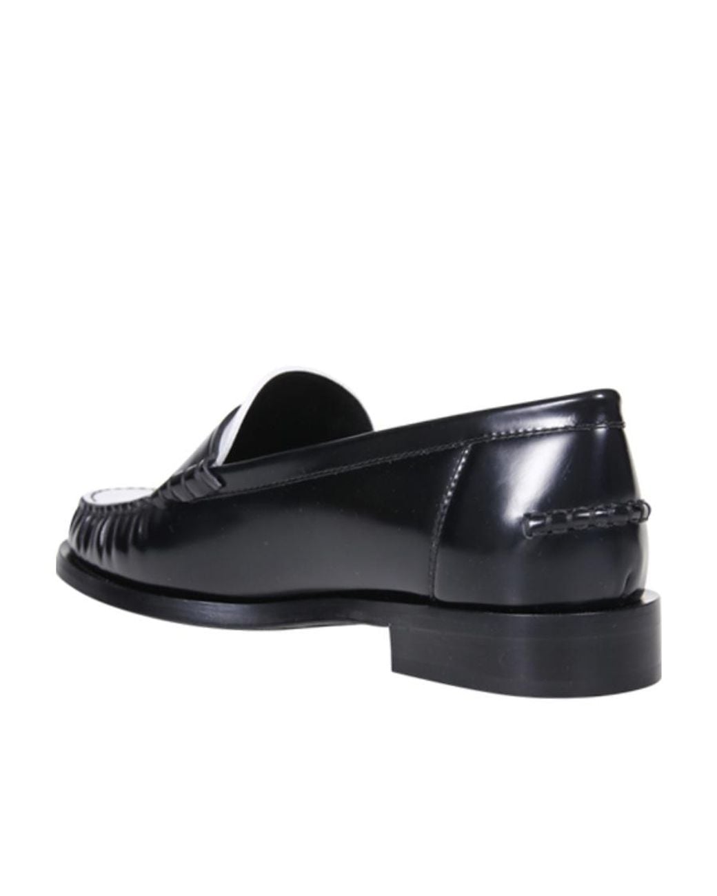 Ferragamo Black Ferragamo Two-Toned Slip-On Loafers