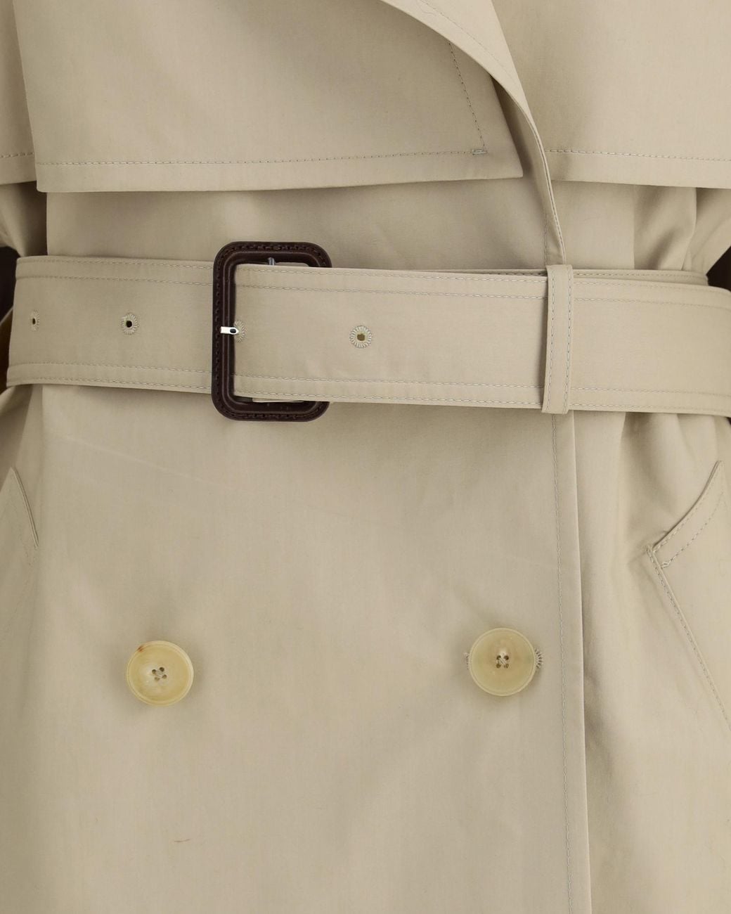 Givenchy Natural Long Wool Coat