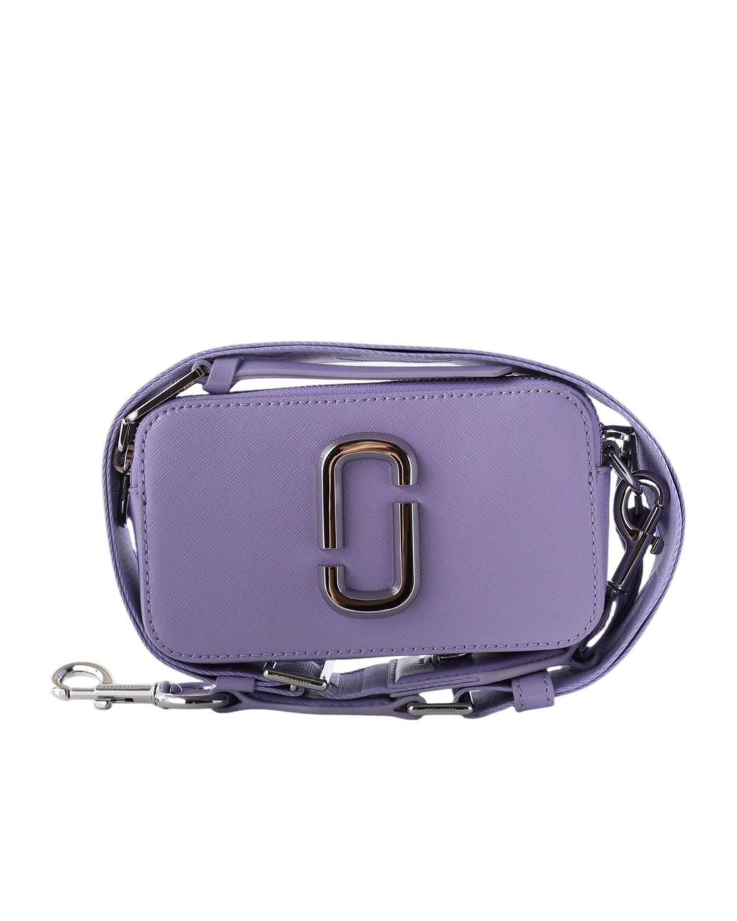 Marc Jacobs Purple The Snapshot Solid Chain Crossbody Bag