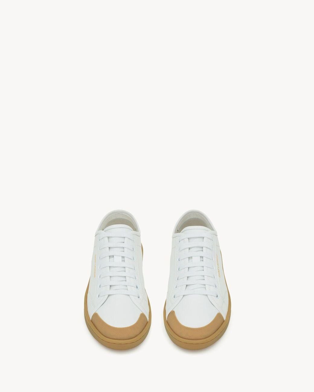 Saint Laurent White Gym Sneakers