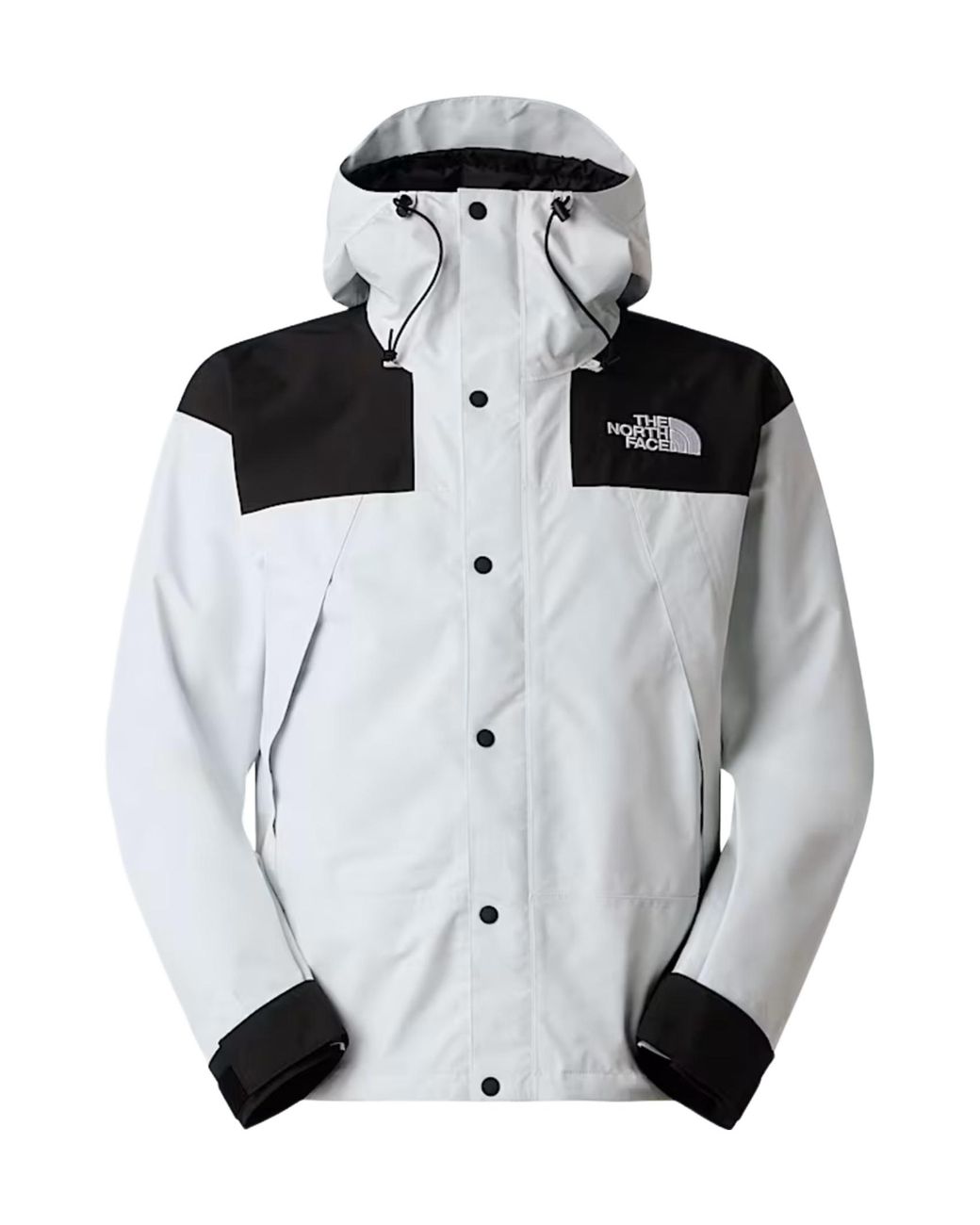 The North Face White Panelled Hooded Jacket for men
