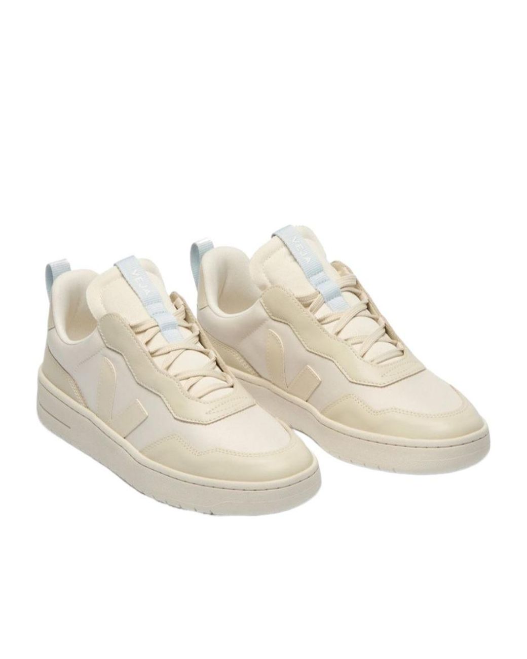 Veja Natural X Cfcl V-90 Leather Sneakers