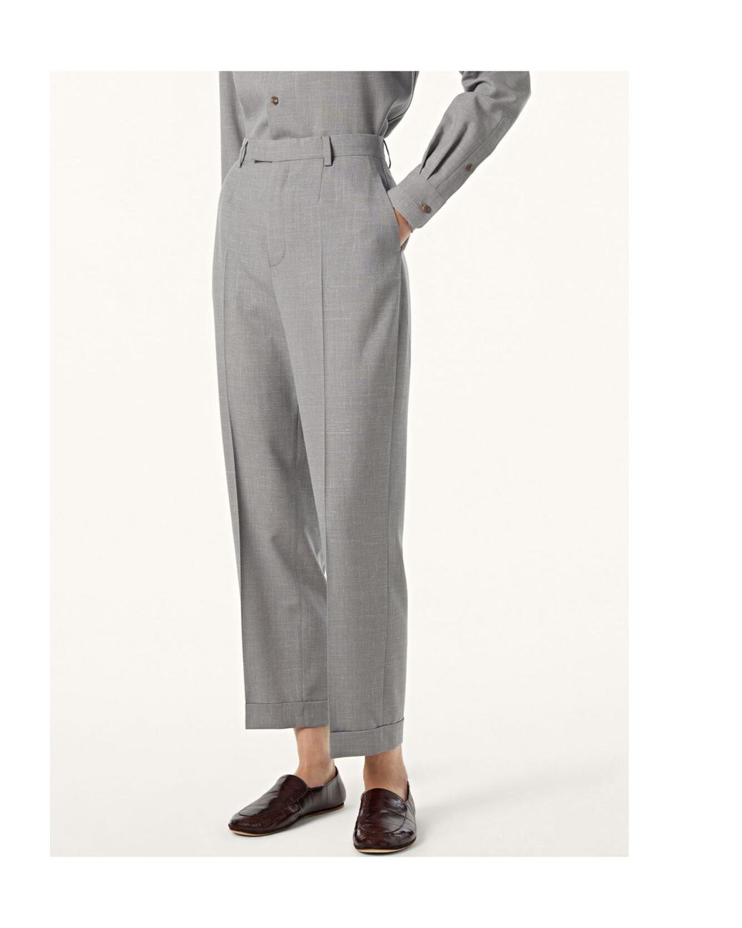 Loro Piana Gray Louis Trousers