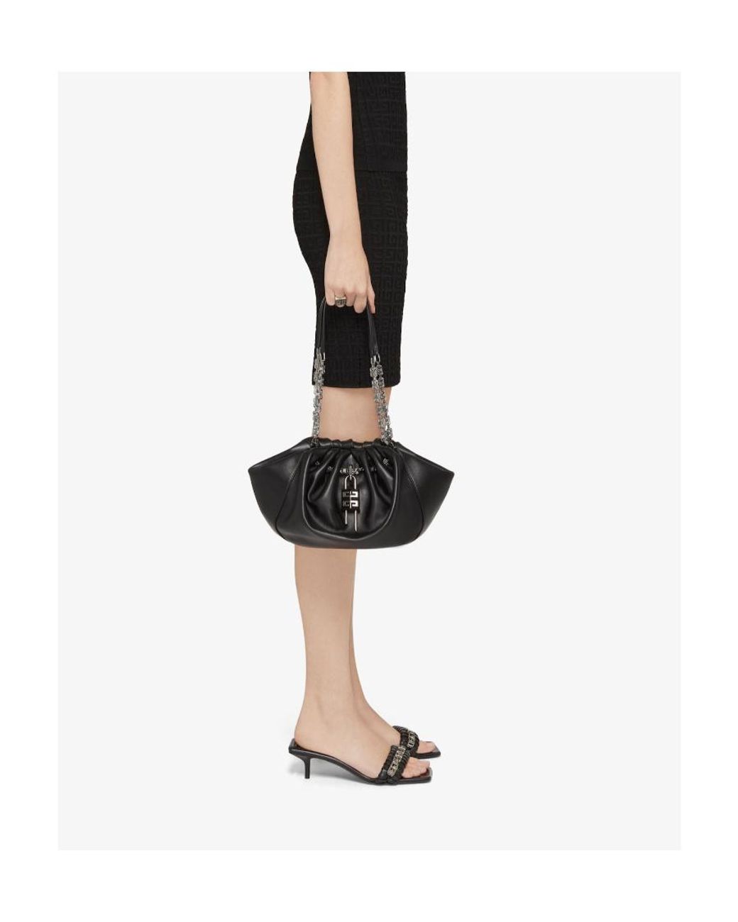 Givenchy Black 4G Motif Knitted Skirt