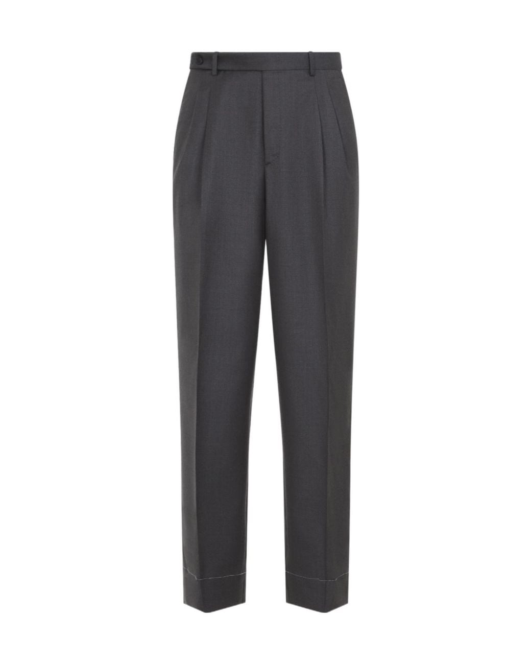 Brioni Gray Casual Pants With Belt Loops for men