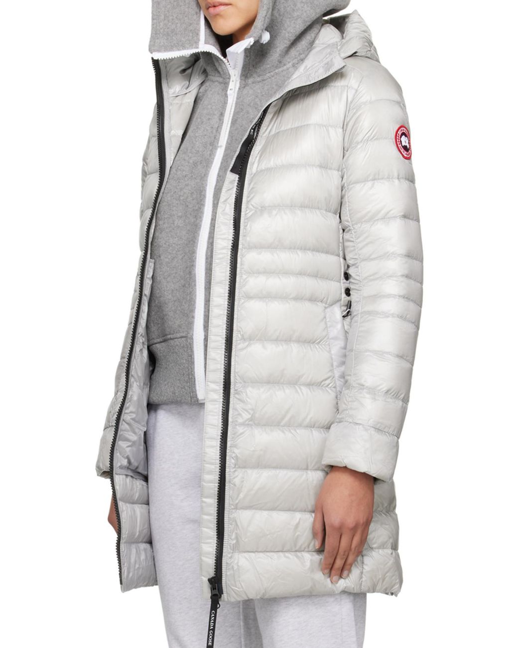 Canada Goose Gray Cypress Hooded Coat
