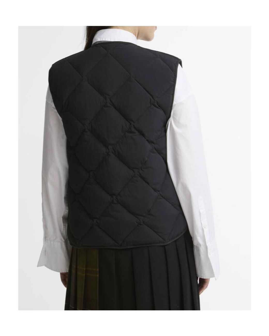 Barbour Gray Quilted Gilet