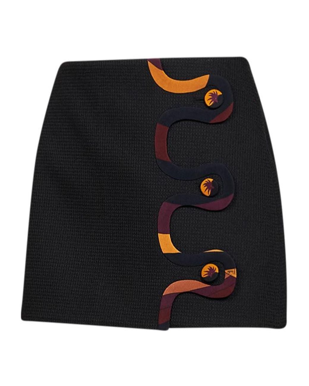 Emilio Pucci Black Tecno Poudre Skirt